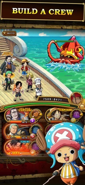 Lập tổ đội trong game One Piece Treasure Cruise