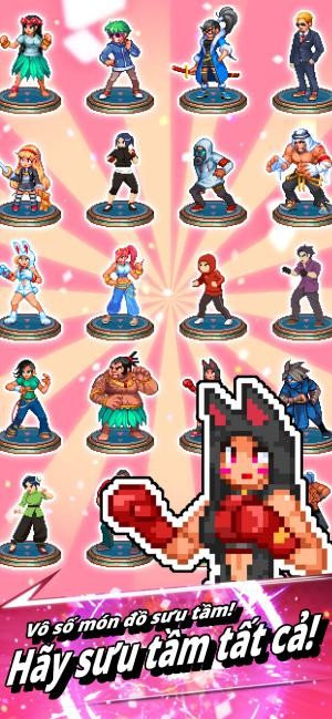 Sưu tầm nhiều võ sĩ khác nhau