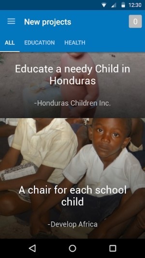 Ứng dụng sẽ gửi đến bạn các dự án mỗi ngày