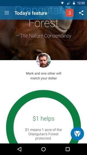 Quyên góp 1$ hoặc nhiều hơn cho dự án bạn thích và xem tác dụng của đồng tiền của bạn