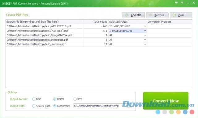 Phần mềm hỗ trợ chuyển đổi tài liệu sang các định dạng văn bản phổ biến
