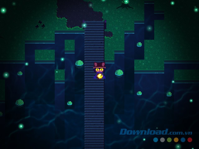 Khám phá nhiều địa điểm trong game phiêu lưu giải đố OneShot cho máy tính