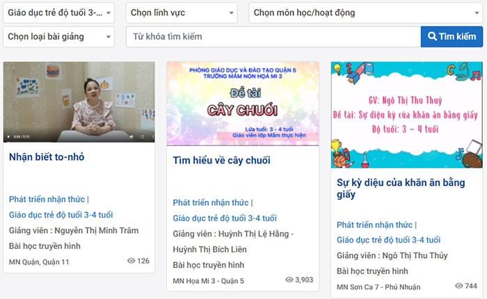 Lọc tài liệu cho từng đối tượng trên Online Learning