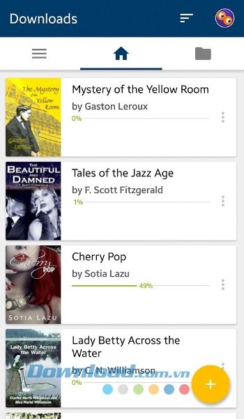 Oodles Reader cho phép tải sách xuống để đọc ngoại tuyến
