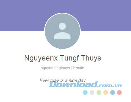 Thay đổi thông tin profile