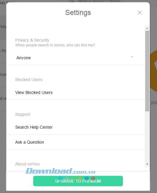 Một số lựa chọn cài đặt