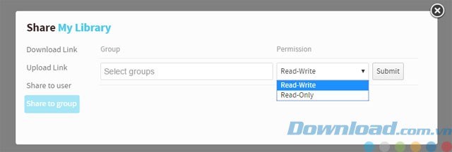 Chia sẻ thư mục hoặc thư viện
