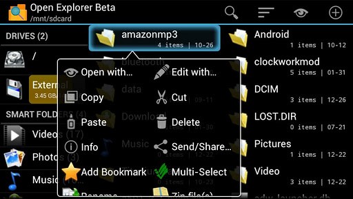 OpenExplorer Beta for Android
