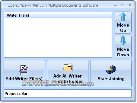 OpenOffice Writer Join Multiple Documents Software