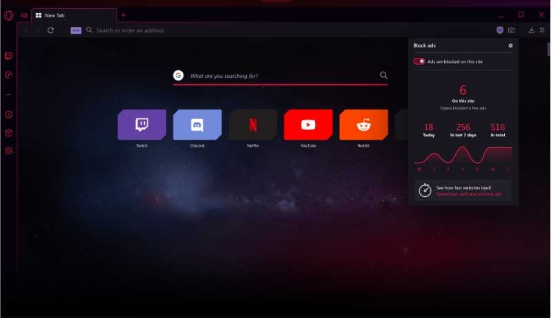 Tính năng chặn quảng cáo Ad Blocker