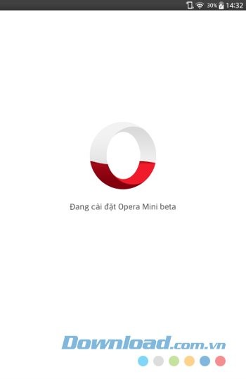Cài đặt Opera Mini Beta