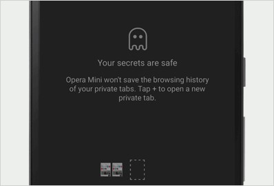 Opera Mini cho Android chỉ chia sẻ dữ liệu người dùng muốn