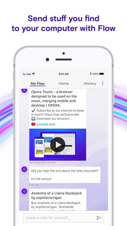 Gửi những thứ bạn tìm kiếm lên máy tính với tính năng Flow
