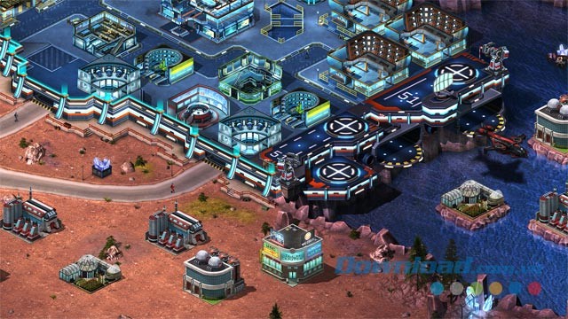 Xây dựng các công trình vững chắc trong game chiến thuật miễn phí Operation: New Earth cho máy tính