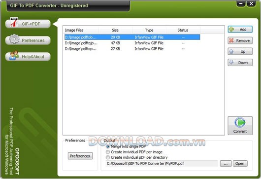GIF To PDF Converter