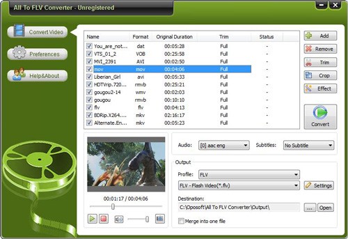 Oposoft All To FLV Converter