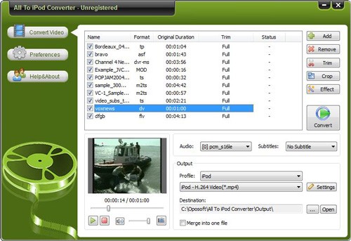 Oposoft All To iPod Converter