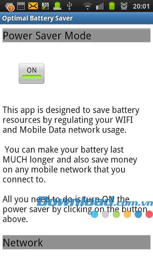 Optimal Battery Saver for Android
