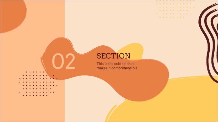 Orange Memphis Presentation dễ điều hướng