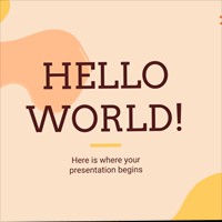 Orange Memphis Presentation - Free Memphis Style PowerPoint Template