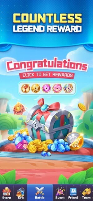 Các phần thưởng huyền thoại