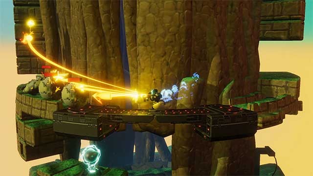 Orbital Bullet có rất nhiều địa hình đa dạng và bí mật để bạn khám phá