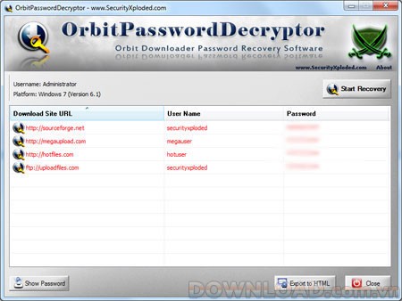 OrbitPasswordDecryptor