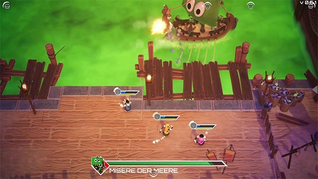 Game Orb War sở hữu đồ họa đầy màu sắc và góc nhìn top-down cực kỳ bao quát