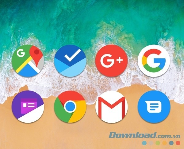 Oreo 8 - Icon pack cho Android hỗ trợ hầu hết mọi Launcher phổ biến nhất hiện nay