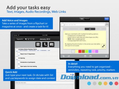 Organize: Pro LE Task Manager for iPad