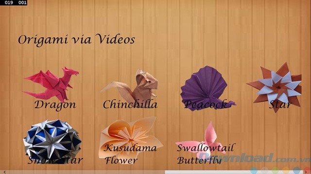 Hướng dẫn gấp Origamic qua video
