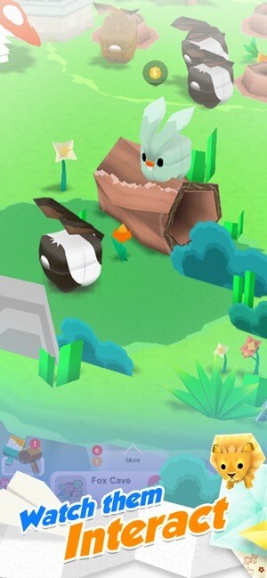 Xem động vật tương tác với môi trường