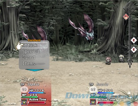 Một cảnh chiến đấu trong Origin Of Destiny