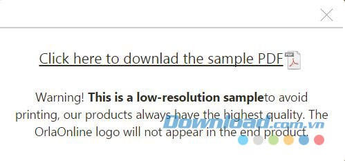 Tải mẫu ban vừa chỉnh sửa về máy tính