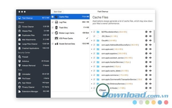 OS Cleaner 3 cho Mac mang tới giải pháp tăng tốc và bảo vệ máy tính hoàn hảo nhất