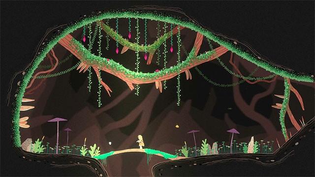 Đắm chìm trong đồ họa vẽ tay và âm nhạc thư giãn của Oscuro Blossom's Glow game