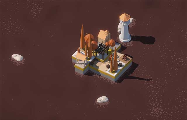 Các đối tượng có thể đặt được ngẫu nhiên phụ thuộc vào kiểu của hòn đảo