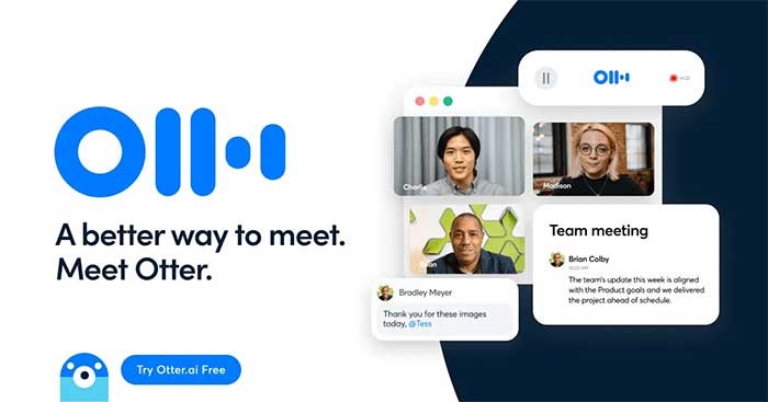 Otter.ai là một công cụ ghi âm và phiên âm giọng nói thành văn bản sử dụng AI