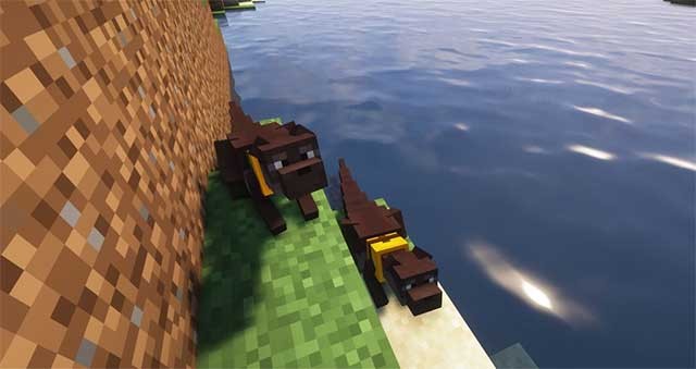 OtterCraft Mod sẽ thêm vào Minecraft một loài động vật mới là Otter (Rái cá)