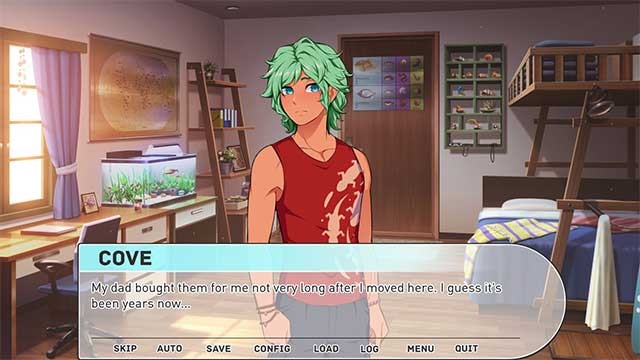 Nhân vật Cove sẽ thay đổi dựa theo mối quan hệ của anh ấy với bạn theo thời gian