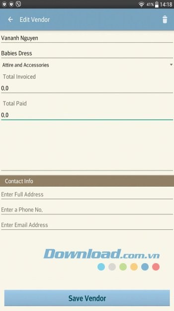 Quản lý các công việc từ nhà cung cấp dịch vụ