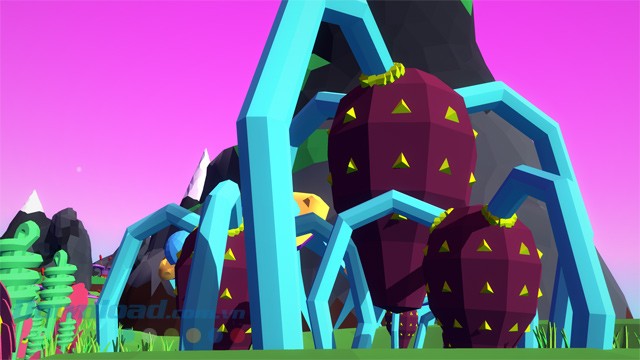 Ngắm nhìn phong cách đồ họa đa giác đẹp mắt trong game phiêu lưu khám phá Outerworld Image