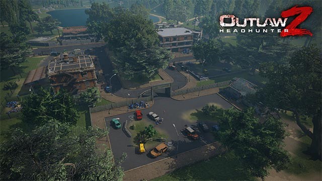 Khám phá bản đồ game Outlaw Z: Headhunter với rất nhiều địa điểm và nhiệm vụ chiến đấu cụ thể