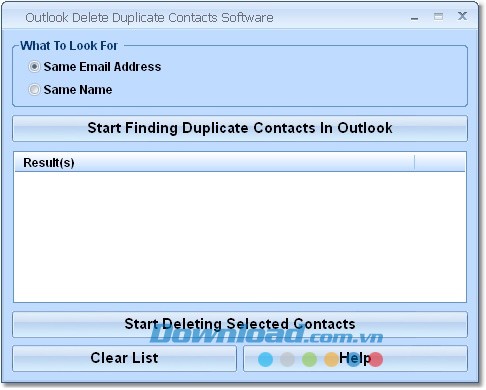 Outlook Delete Duplicate Contacts Software