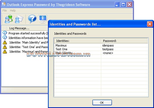 Outlook Express & Windows Mail Password Recovery