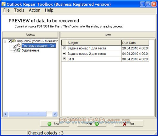 Outlook Repair Toolbox