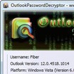 Outlook Password Decryptor 3.1 - Khôi phục mật khẩu Outlook
