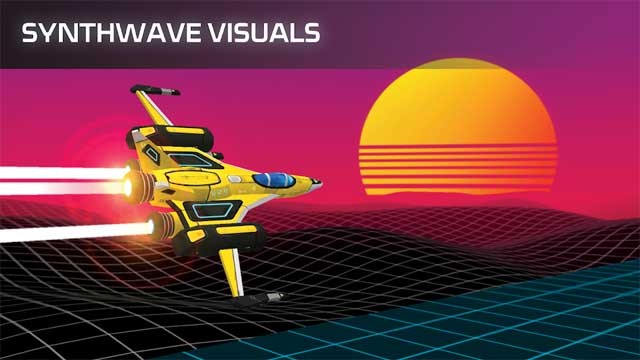 OutRush cho Android sở hữu đồ họa mang phong cách synthwave ấn tượng