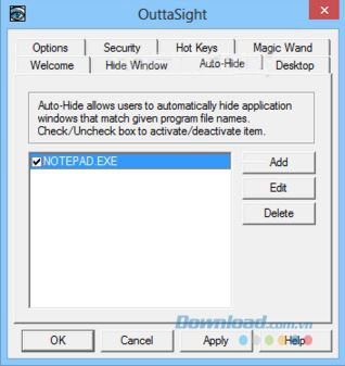 Giao diện chính của phần mềm