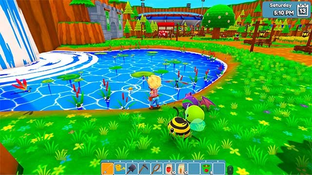 Thu thập tài nguyên để tạo ra các vật phẩm mới, trang trí nông trại và ngôi nhà của bạn